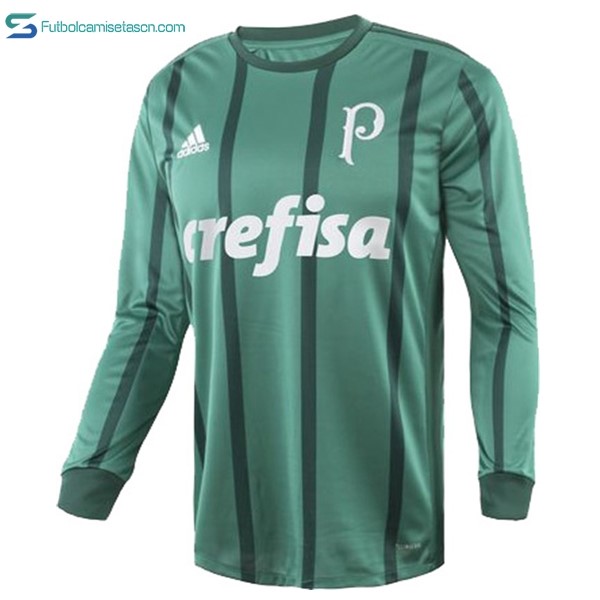 Camiseta Palmeiras 1ª ML 2017/18